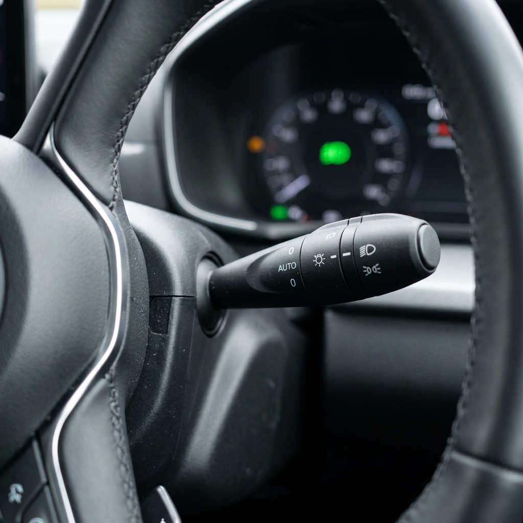 Headlight switch illuminated